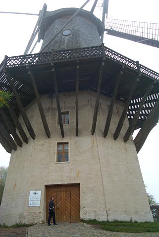 The old mill at Sanssouci in Potsdam near Berlin in Germany.